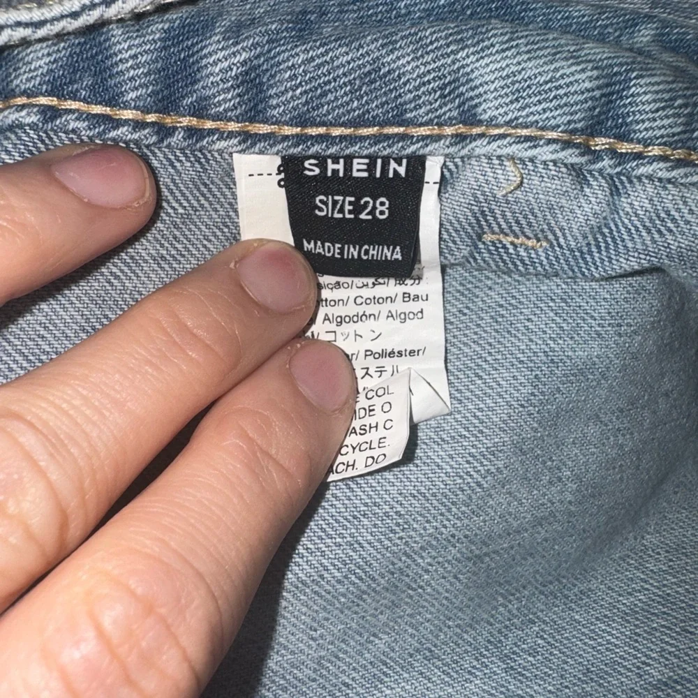 SHEIN Blue Button-Up Jean Skort - Picture 8 of 8